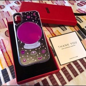 Casetify iPhone X Liquid Crystal Ball Phone Case